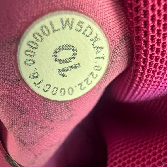 Lululemon Base Pace High-Rise Crop 17" Cheetah Camo Magenta Purple MultiSize 10 - Picture 6 of 8